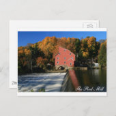 Die rote Mill Herbst-II-Postkarte Postkarte (Vorne/Hinten)
