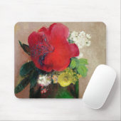 Die rote Mohnblume Mousepad (Mit Mouse)