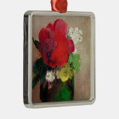 Die rote Mohnblume Ornament Aus Metall (Rechts)