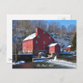 Die rote Mühle II Postkarte (Vorne/Hinten)