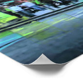 die rote Mühle Poster (Ecke)