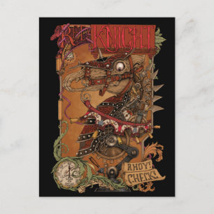 Die rote Nachtpostkarte Postkarte