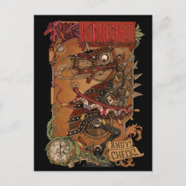 Die rote Nachtpostkarte Postkarte