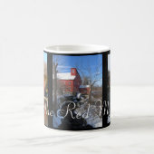 Die rote pic-Tasse der Mühle 3 Kaffeetasse (Mittel)
