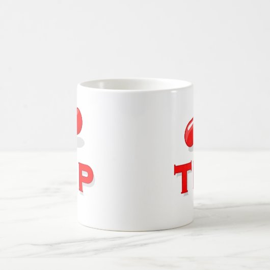 Die rote Pille Kaffeetasse (Mittel)