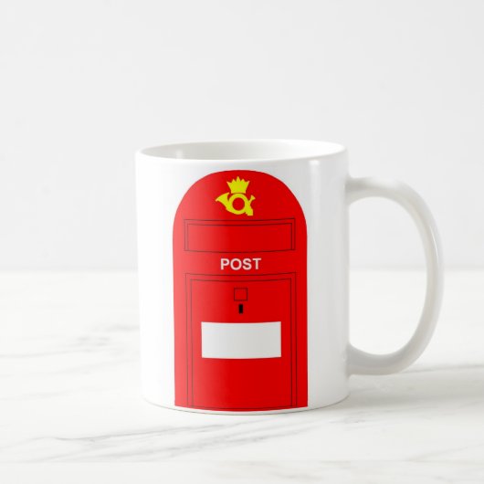Die rote Postbox Kaffeetasse (Rechts)