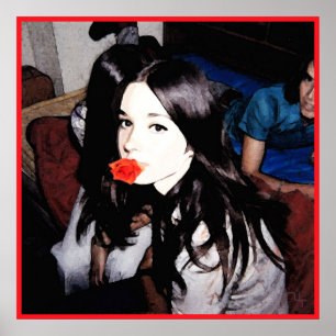 Die Rote Rose Poster
