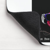 Die rote Rübe geht auf-dunkel Mousepad (Ecke)