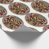 Die Rote Samurai-Sammlung Geschenkpapier (Ecke)