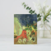 Die rote Sphinx Postkarte (Stehend Vorderseite)