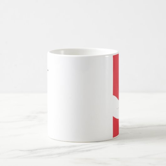 Die (rote) Tasse des Kaffees (Mittel)