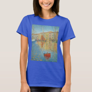 Die Rote Tonnenboje von Paul Signac, Vintage-Point T-Shirt