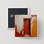 Die rote Tür Button (Vorne & Hinten)