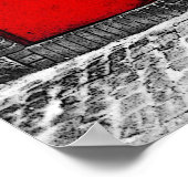 Die rote Tür Poster (Ecke)