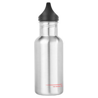 Die rote Untergrenze Edelstahlflasche
