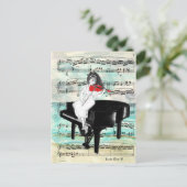 Die rote Violine Postkarte (Stehend Vorderseite)