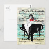 Die rote Violine Postkarte (Vorne/Hinten)