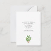 Die rote Wassertür, die wir bewegt haben Mitteilungskarte (Rückseite)