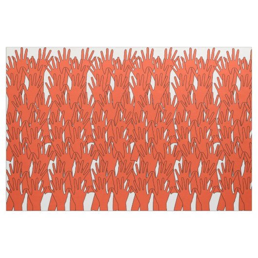 Die rote Welle Stoff (Yard (91,4 cm))