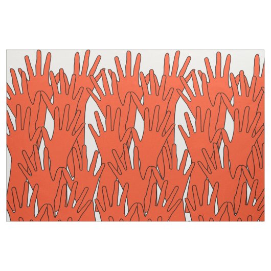 Die rote Welle Stoff (Fat Quarter (45,7 x 55,9 cm))