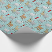 Die rote Ziege Geschenkpapier (Ecke)