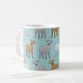 Die rote Ziege Kaffeetasse (Vorderseite Links)