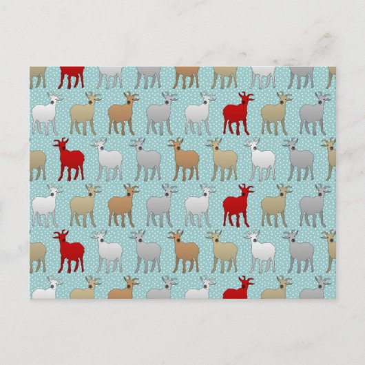 Die rote Ziege Postkarte (Vorderseite)