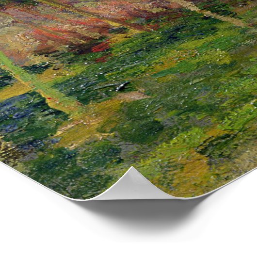 Die Roten Dächer oder die Ecke eines Dorfes Poster (Ecke)