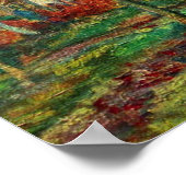 Die roten Dächer von Camille Pissarro Poster (Ecke)