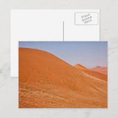 Die roten Dünen von Sossusvlei Postkarte (Vorne/Hinten)
