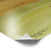 Die roten Hausschuhe Fotodruck (Ecke)