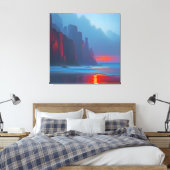 Die roten Klippen Leinwanddruck (Insitu (Schlafzimmer))