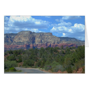Die roten Klippen von Sedona—Karte