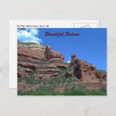 Die roten Klippen von Sedona - Postkarte (Vorne/Hinten)