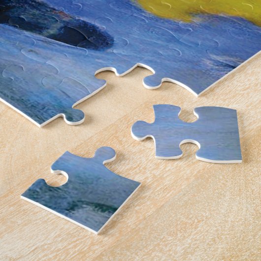 Die Roten Pferde von Franz Marc Puzzle (Seite)