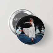 Die roten Schuhe Button (Vorne & Hinten)