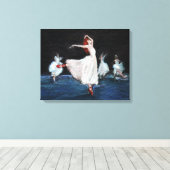 Die roten Schuhe Leinwanddruck (Insitu (Holzboden))