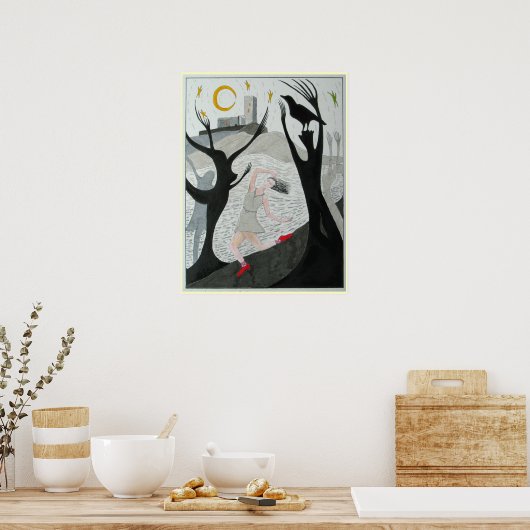 Die roten Schuhe Poster (Küche)