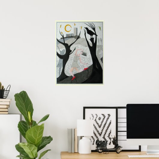 Die roten Schuhe Poster (Heimbüro)