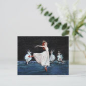 Die roten Schuhe Postkarte (Stehend Vorderseite)