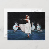 Die roten Schuhe Postkarte (Vorne/Hinten)