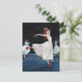 Die roten Schuhe Postkarte (Stehend Vorderseite)