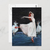 Die roten Schuhe Postkarte (Vorne/Hinten)