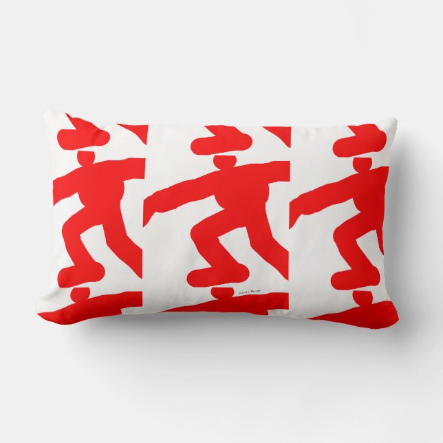 DIE ROTEN ZAHLEN LENDENKISSEN (Vorderseite)