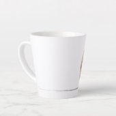 Die Rotkopf-Schönheit Milchtasse (Linke Ecke)