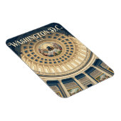 Die Rotunde des US-Kapitols USA Magnet (Rechte Seite)