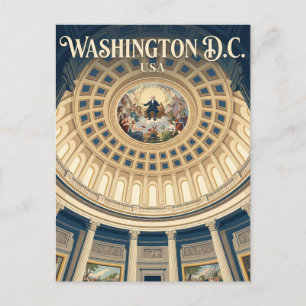 Die Rotunde des US-Kapitols USA Postkarte