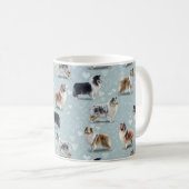 Die Rough-Collie-Tasse Kaffeetasse (VorderseiteRechts)