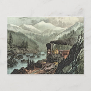 Die Route nach Kalifornien Postkarte