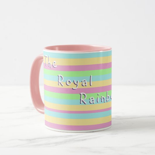 Die Royal Rainbow Things Tasse (Vorderseite Links)